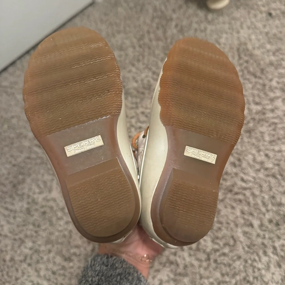 Toddler girls sperry duck boots size 9